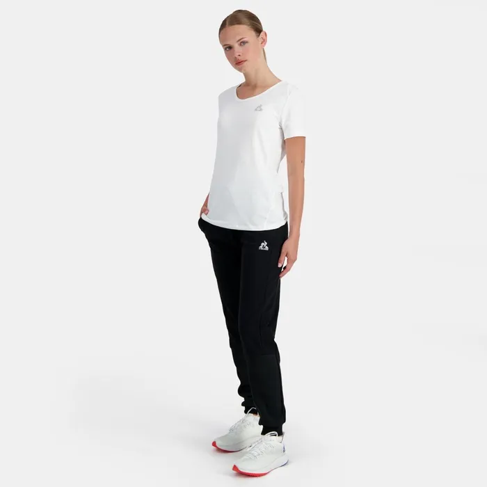 Women Le Coq Sportif Trousers Joggers And Shorts Training Performance Trousers De Sport Regular Black