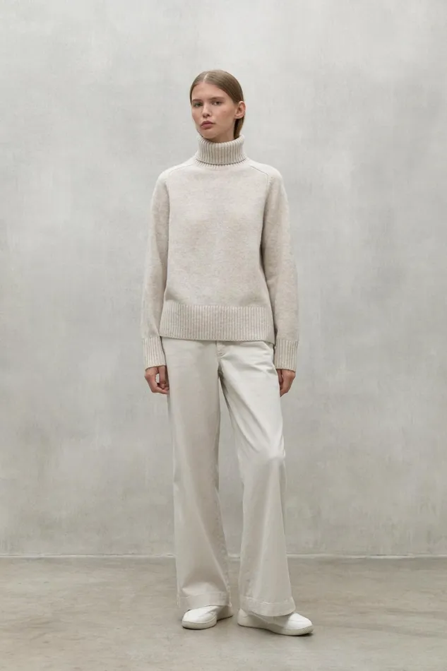 Women Light Beige Valls Trousers Ecoalf Trousers