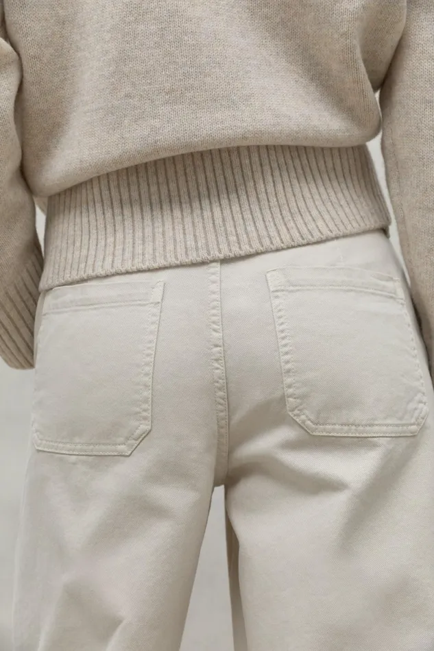 Women Light Beige Valls Trousers Ecoalf Trousers