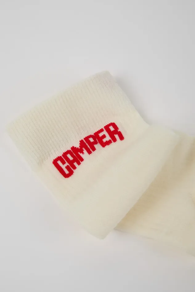 Women Long Sock Pack 2 Pairs White And Black Merino Wool Socks Camper Socks Women Long Sock Pack 2 Pairs White And Black Merino Wool Socks Camper Socks