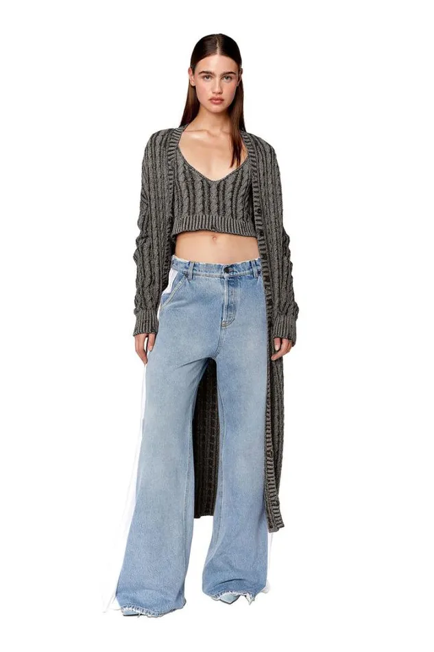 Women MPanagia Grey Diesel Knitwear
