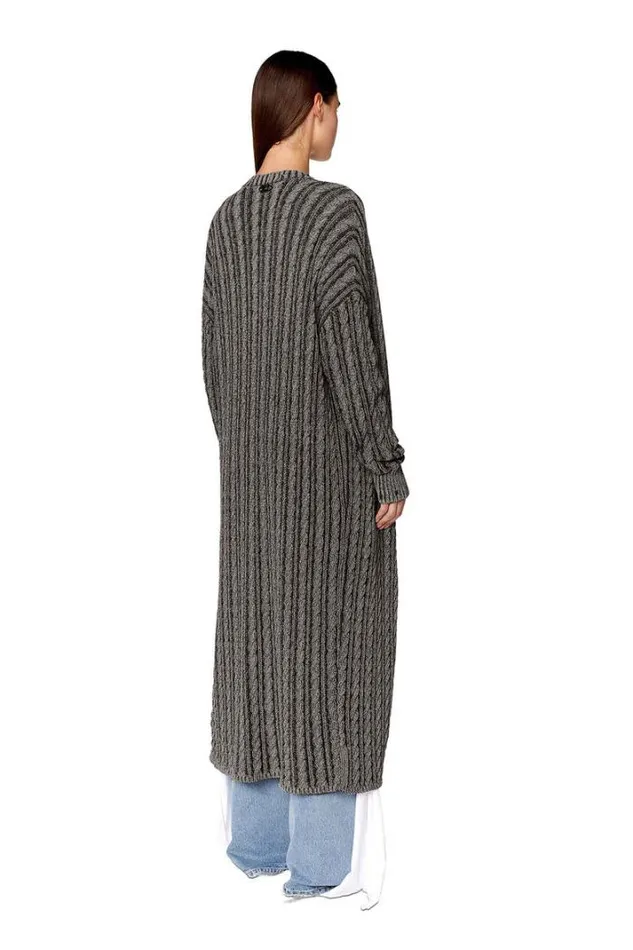 Women MPanagia Grey Diesel Knitwear Women MPanagia Grey Diesel Knitwear
