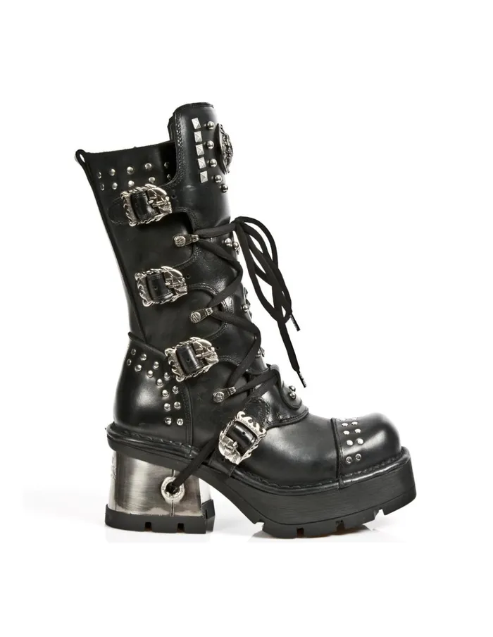 WomenMen Boot Metallic M1029C1 New Rock Boots WomenMen Boot Metallic M1029C1 New Rock Boots
