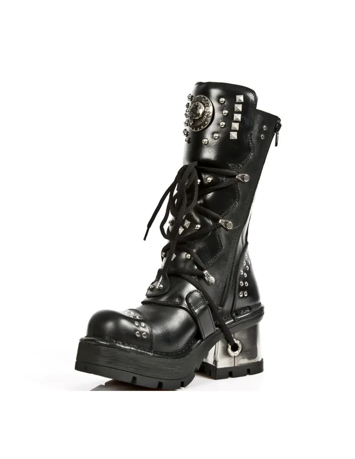 WomenMen Boot Metallic M1029C1 New Rock Boots WomenMen Boot Metallic M1029C1 New Rock Boots