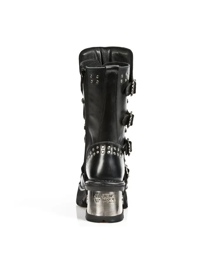 WomenMen Boot Metallic M1029C1 New Rock Boots WomenMen Boot Metallic M1029C1 New Rock Boots