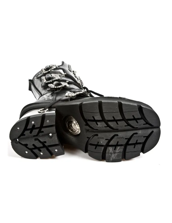 WomenMen Boot Metallic M1029C1 New Rock Boots WomenMen Boot Metallic M1029C1 New Rock Boots