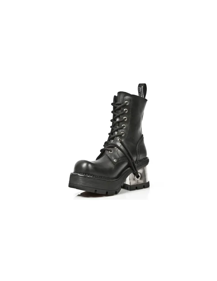 WomenMen Boot Metallic M1047C1 New Rock Boots WomenMen Boot Metallic M1047C1 New Rock Boots