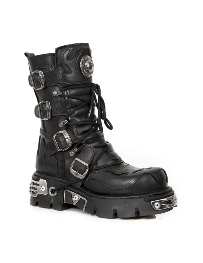 WomenMen Boot Metallic M107C7 New Rock Boots WomenMen Boot Metallic M107C7 New Rock Boots