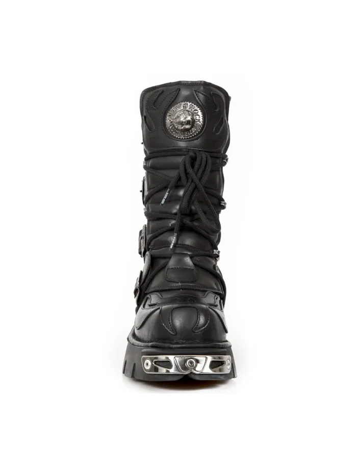 WomenMen Boot Metallic M107C7 New Rock Boots WomenMen Boot Metallic M107C7 New Rock Boots