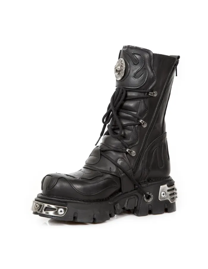 WomenMen Boot Metallic M107C7 New Rock Boots WomenMen Boot Metallic M107C7 New Rock Boots