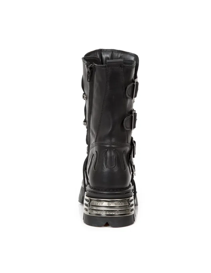 WomenMen Boot Metallic M107C7 New Rock Boots WomenMen Boot Metallic M107C7 New Rock Boots
