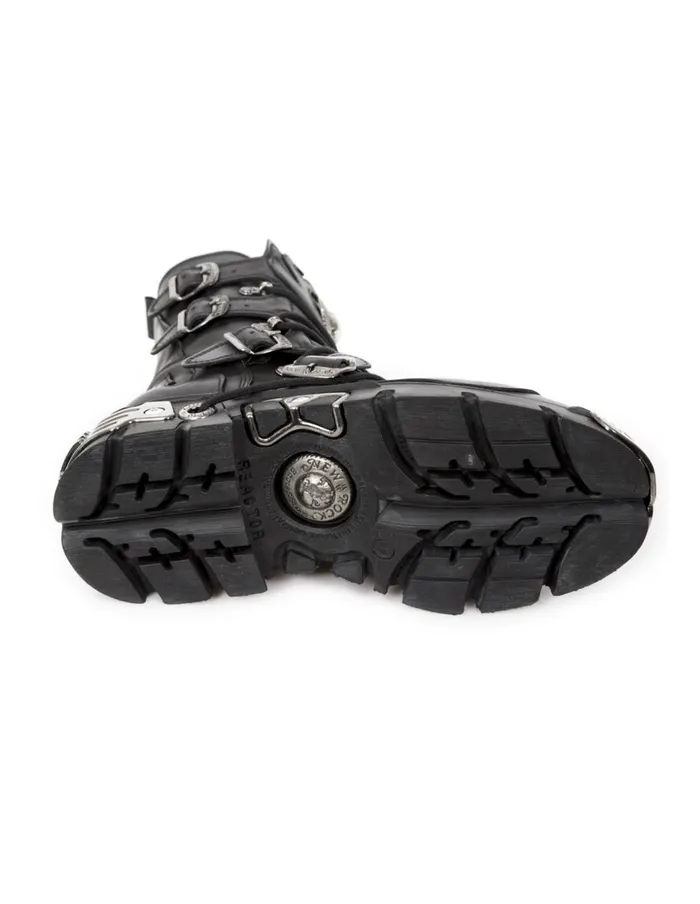 WomenMen Boot Metallic M107C7 New Rock Boots WomenMen Boot Metallic M107C7 New Rock Boots