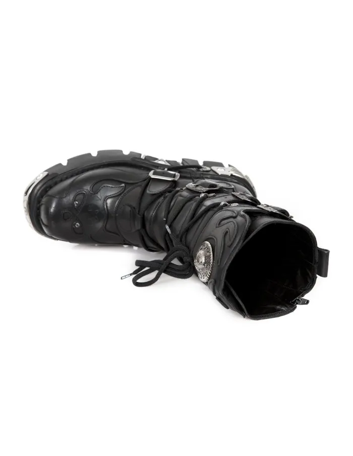 WomenMen Boot Metallic M107C7 New Rock Boots WomenMen Boot Metallic M107C7 New Rock Boots
