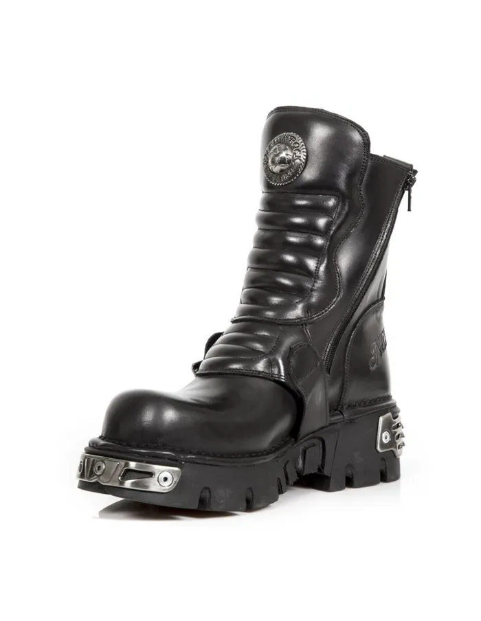 WomenMen Boot Metallic M1517C1 New Rock Boots WomenMen Boot Metallic M1517C1 New Rock Boots