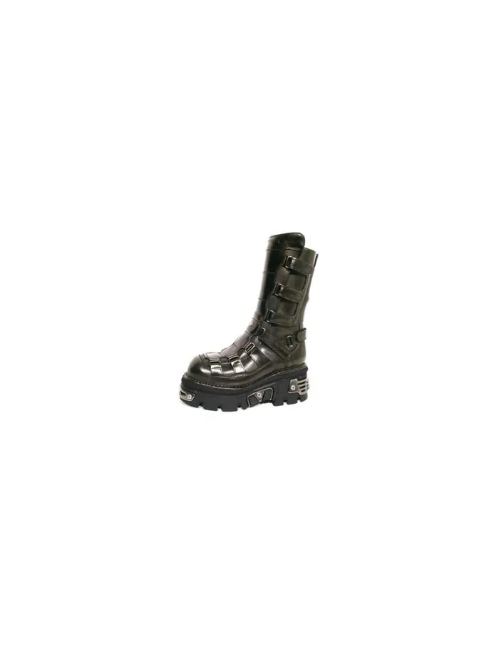 WomenMen Boot Metallic M309C3 New Rock Boots