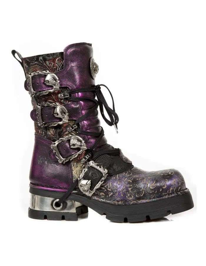 WomenMen Boot Metallic M373Cz69 New Rock Boots