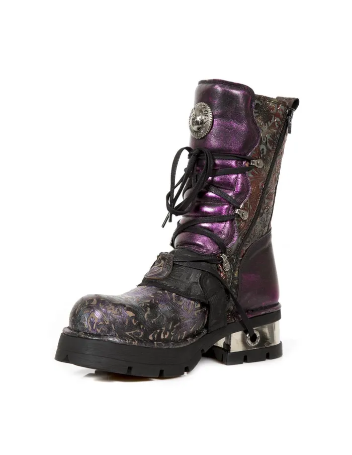 WomenMen Boot Metallic M373Cz69 New Rock Boots WomenMen Boot Metallic M373Cz69 New Rock Boots