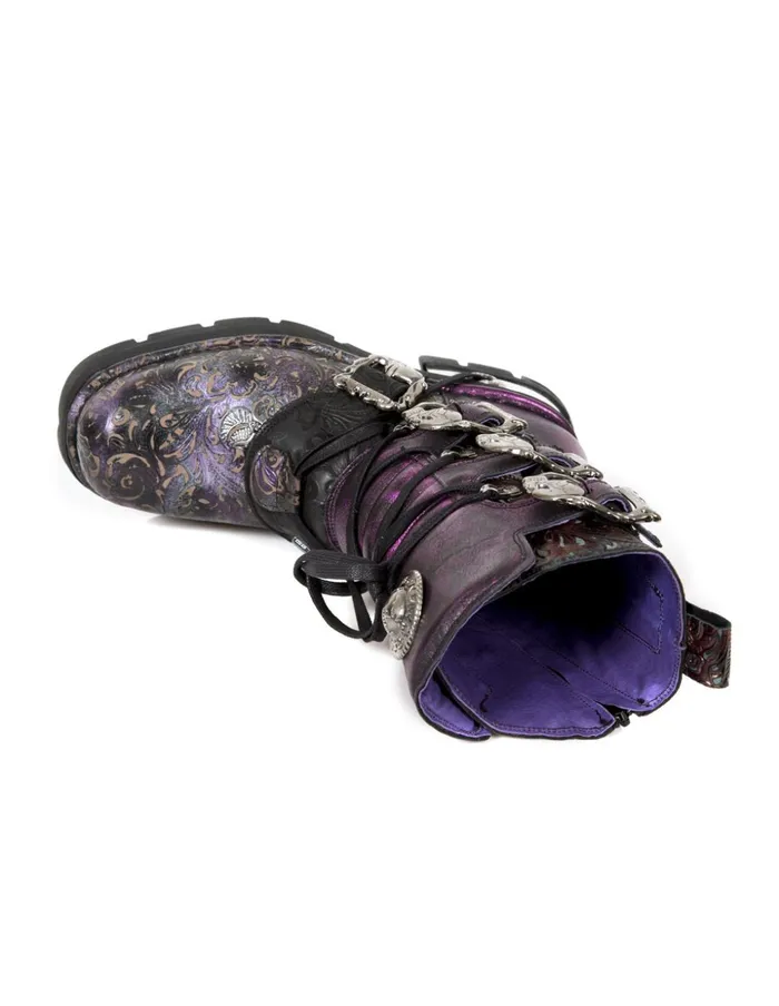 WomenMen Boot Metallic M373Cz69 New Rock Boots WomenMen Boot Metallic M373Cz69 New Rock Boots