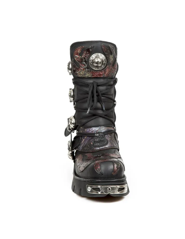 WomenMen Boot Metallic M373Cz83 New Rock Boots WomenMen Boot Metallic M373Cz83 New Rock Boots