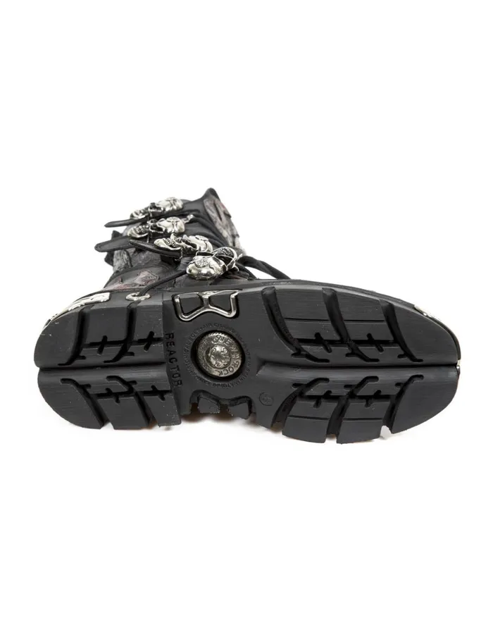 WomenMen Boot Metallic M373Cz83 New Rock Boots WomenMen Boot Metallic M373Cz83 New Rock Boots