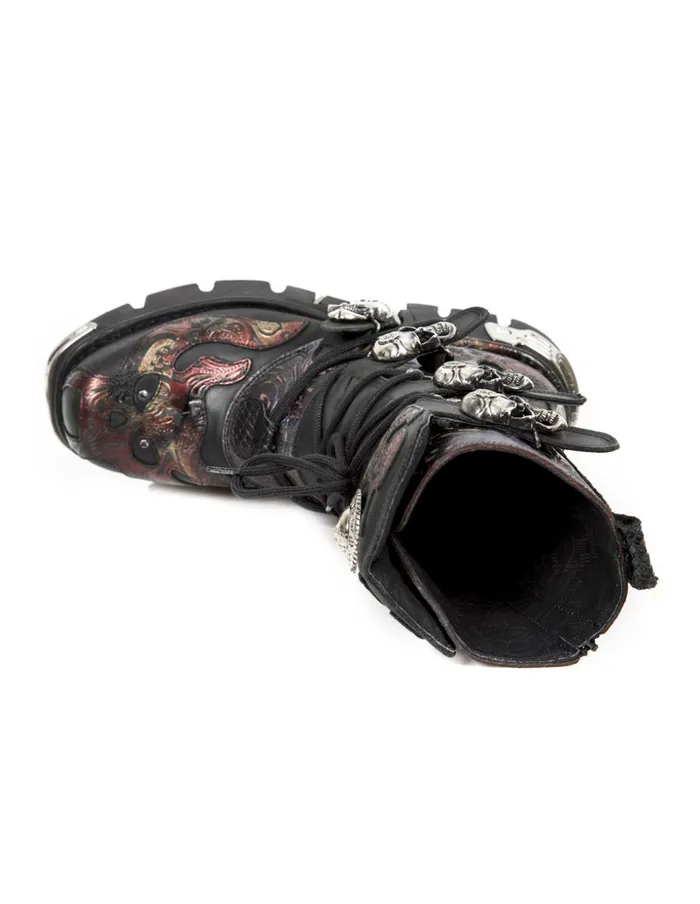 WomenMen Boot Metallic M373Cz83 New Rock Boots WomenMen Boot Metallic M373Cz83 New Rock Boots