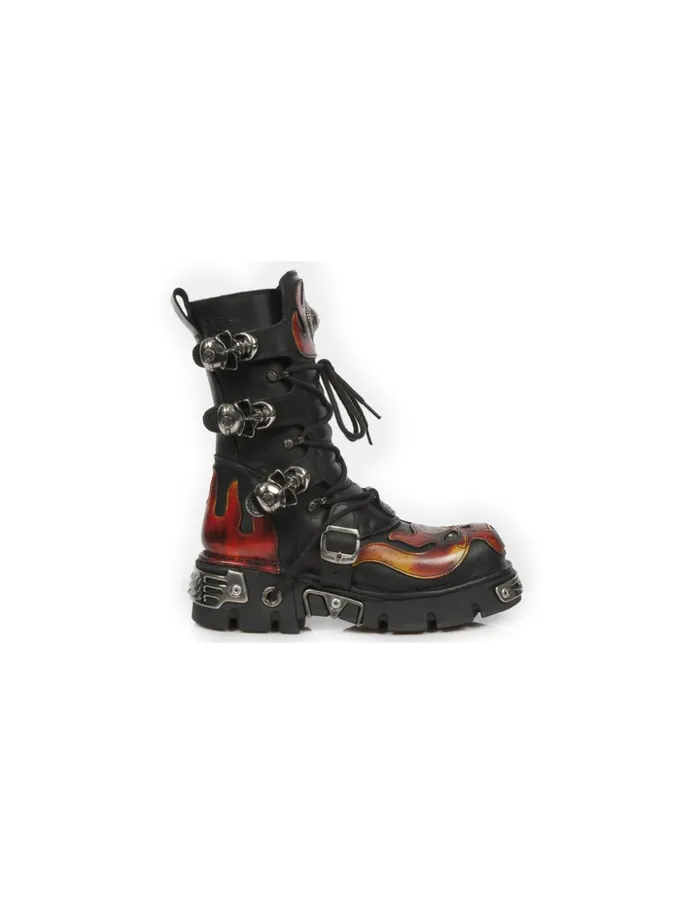 WomenMen Boot Metallic M378C1 New Rock Boots WomenMen Boot Metallic M378C1 New Rock Boots