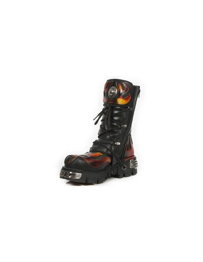 WomenMen Boot Metallic M378C1 New Rock Boots WomenMen Boot Metallic M378C1 New Rock Boots