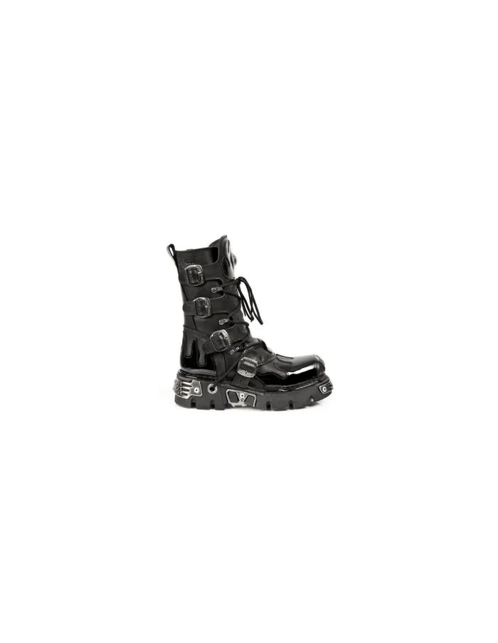 WomenMen Boot Metallic M591C40 New Rock Boots WomenMen Boot Metallic M591C40 New Rock Boots