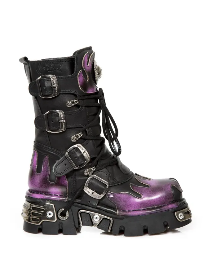 WomenMen Boot Metallic M591C41 New Rock Boots