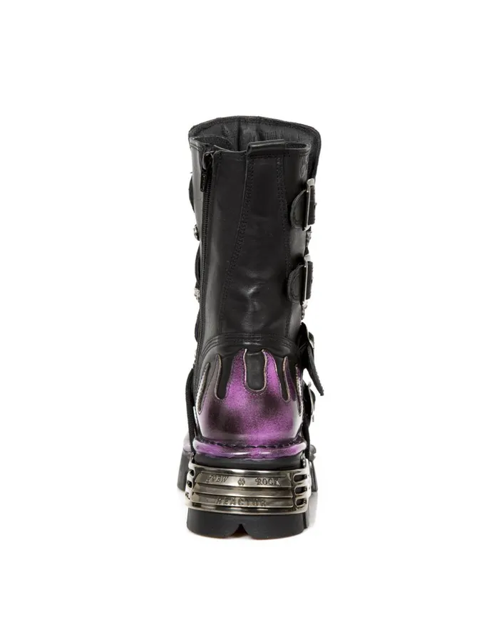 WomenMen Boot Metallic M591C41 New Rock Boots WomenMen Boot Metallic M591C41 New Rock Boots
