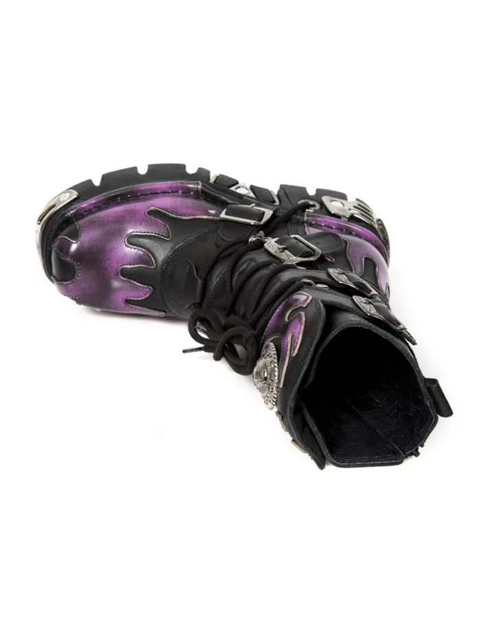 WomenMen Boot Metallic M591C41 New Rock Boots WomenMen Boot Metallic M591C41 New Rock Boots