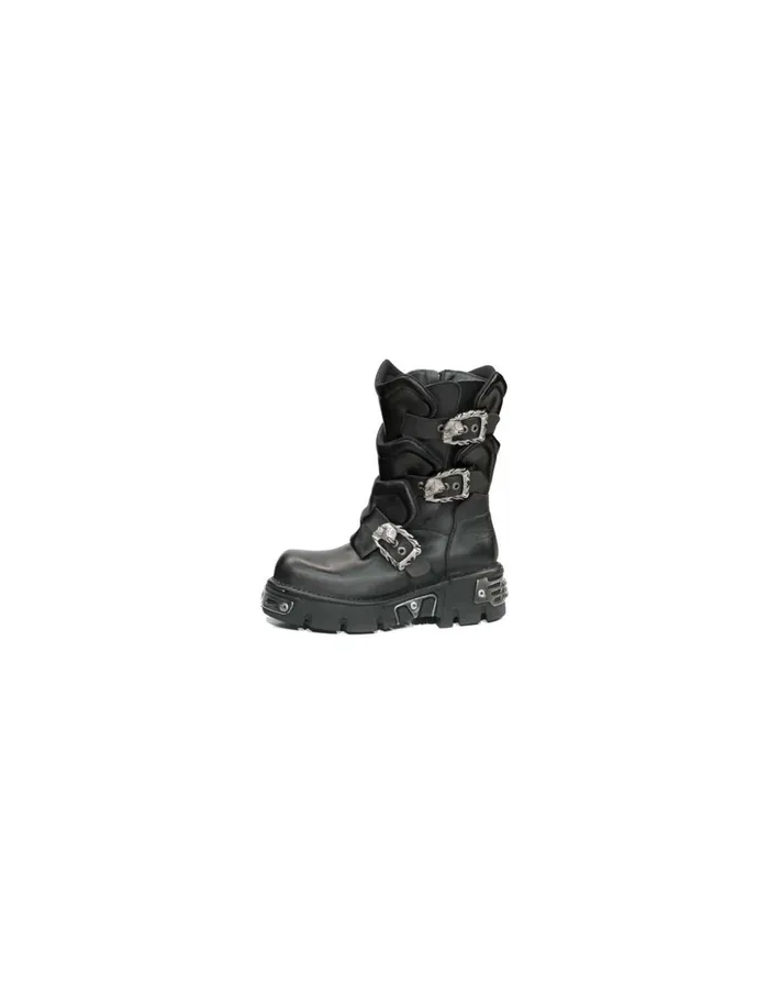 WomenMen Boot Metallic M740S1 New Rock Boots