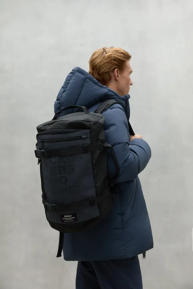 WomenMen Dark Grey Baku Backpack Ecoalf Backpacks