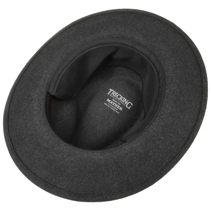WomenMen Felt Hats Mayser Earflap Georgia Outdoor Hat Anthracite WomenMen Felt Hats Mayser Earflap Georgia Outdoor Hat Anthracite