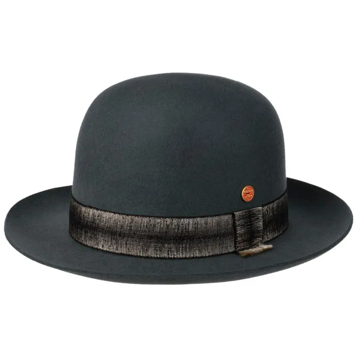 WomenMen Felt Hats Mayser Victor Melone Wool Hat Dove Blue