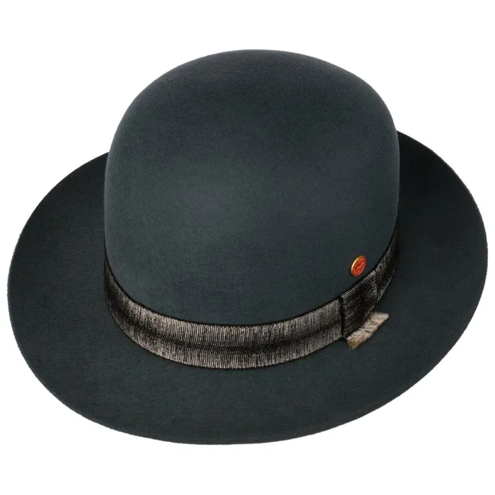 WomenMen Felt Hats Mayser Victor Melone Wool Hat Dove Blue WomenMen Felt Hats Mayser Victor Melone Wool Hat Dove Blue