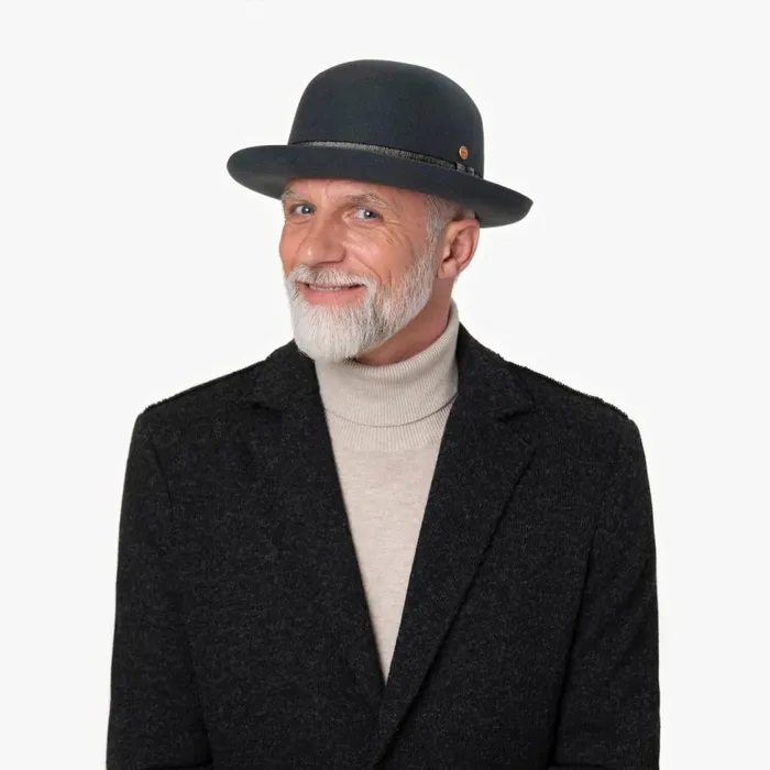 WomenMen Felt Hats Mayser Victor Melone Wool Hat Dove Blue WomenMen Felt Hats Mayser Victor Melone Wool Hat Dove Blue