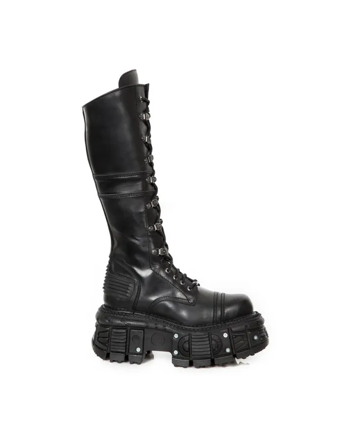 WomenMen High Boot Imperfect With Laces MTank004C5 New Rock Boots WomenMen High Boot Imperfect With Laces MTank004C5 New Rock Boots
