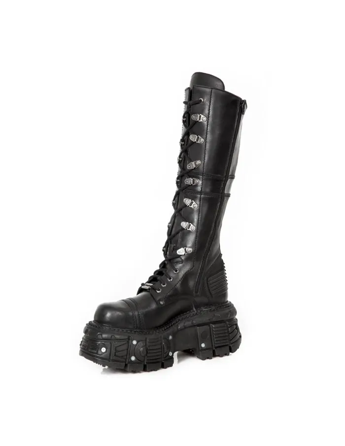 WomenMen High Boot Imperfect With Laces MTank004C5 New Rock Boots WomenMen High Boot Imperfect With Laces MTank004C5 New Rock Boots