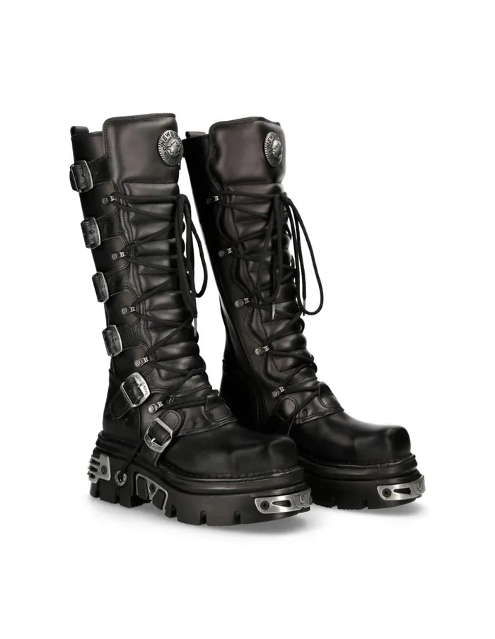 WomenMen High Boot Metallic M272mtS1 New Rock High Boots
