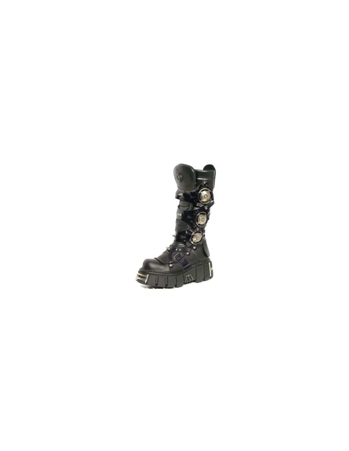 WomenMen High Boot Metallic M735C1 New Rock High Boots