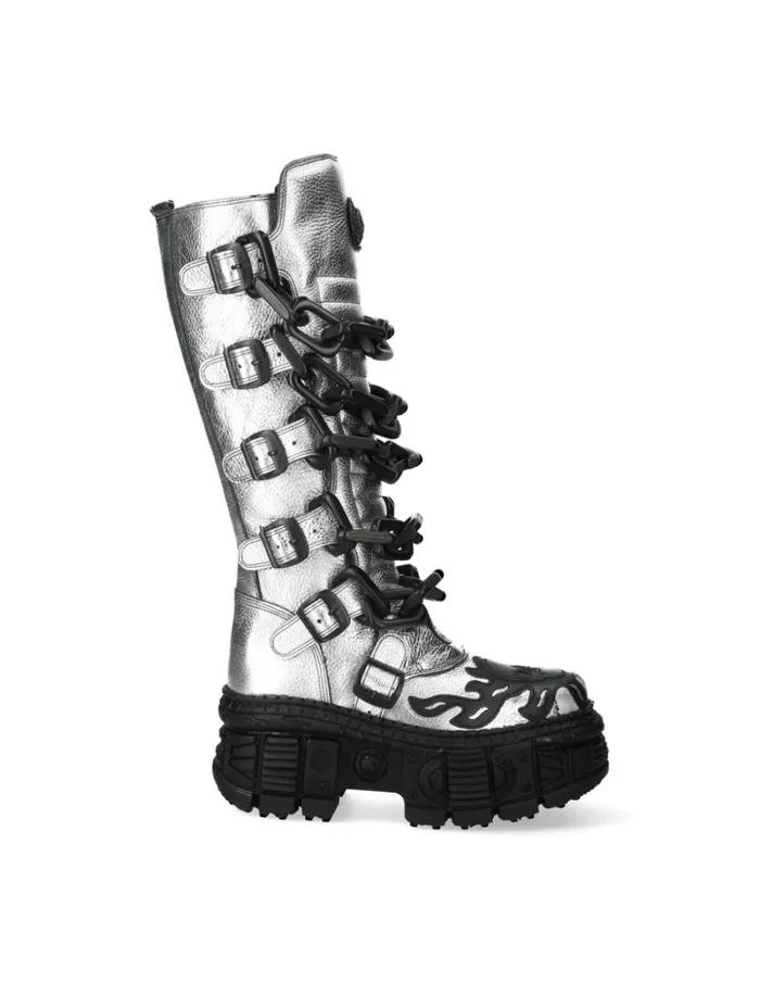 WomenMen MMet033C3 New Rock High Boots WomenMen MMet033C3 New Rock High Boots