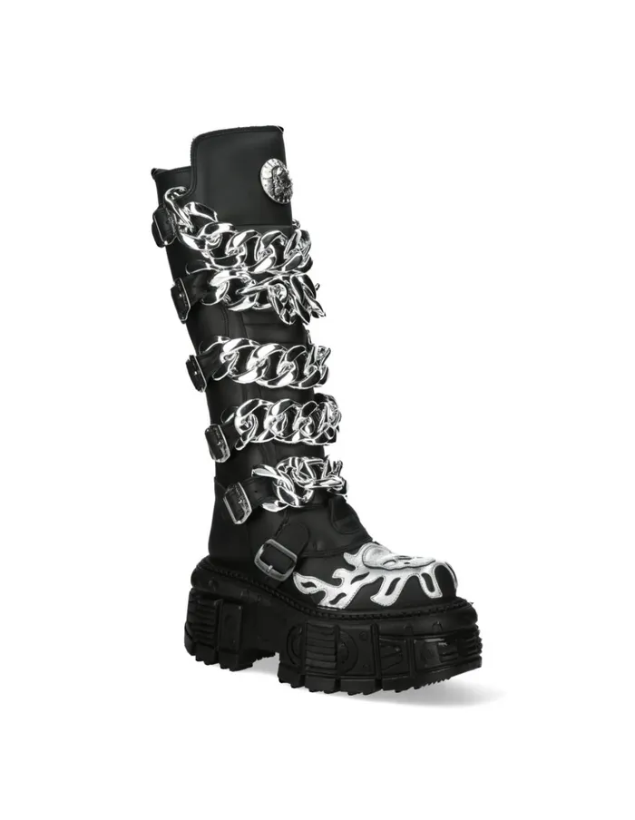 WomenMen MMet033C6 New Rock High Boots