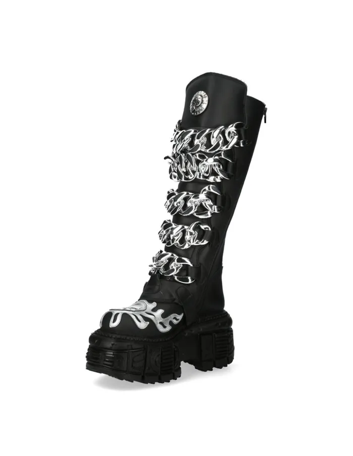 WomenMen MMet033C6 New Rock High Boots