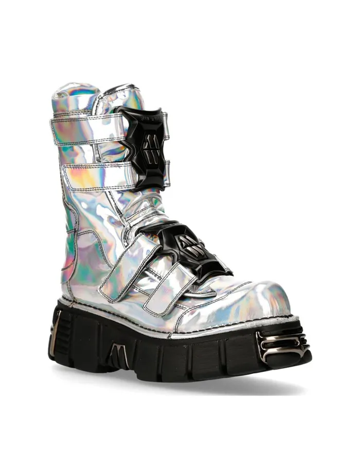 WomenMen Metallic M422C5 New Rock Boots WomenMen Metallic M422C5 New Rock Boots
