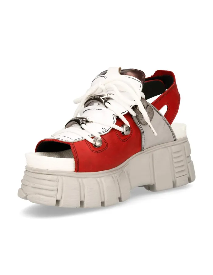 WomenMen Metallic MBios103C9 New Rock Sandals WomenMen Metallic MBios103C9 New Rock Sandals
