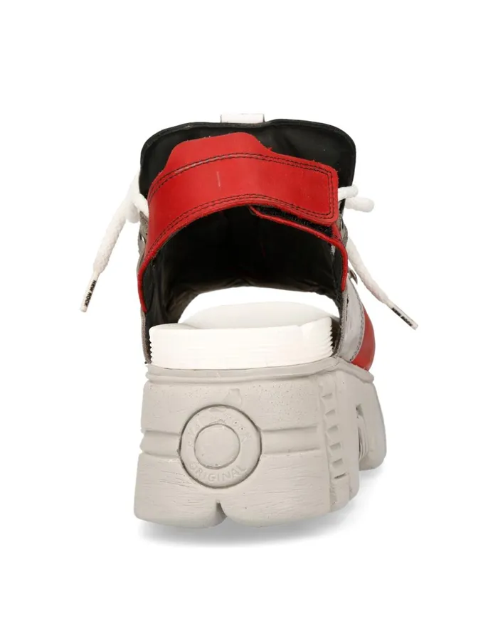 WomenMen Metallic MBios103C9 New Rock Sandals WomenMen Metallic MBios103C9 New Rock Sandals