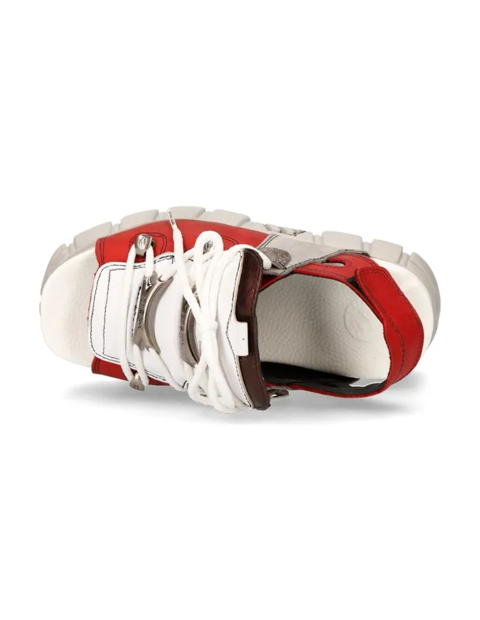 WomenMen Metallic MBios103C9 New Rock Sandals WomenMen Metallic MBios103C9 New Rock Sandals