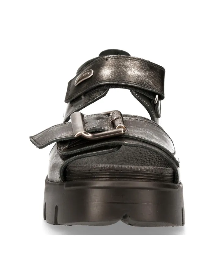 WomenMen Metallic MBios108C5 New Rock Sandals WomenMen Metallic MBios108C5 New Rock Sandals
