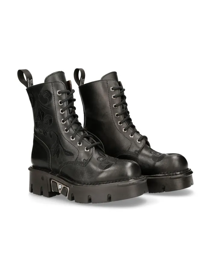 WomenMen Metallic MNewmili118C2 New Rock Boots